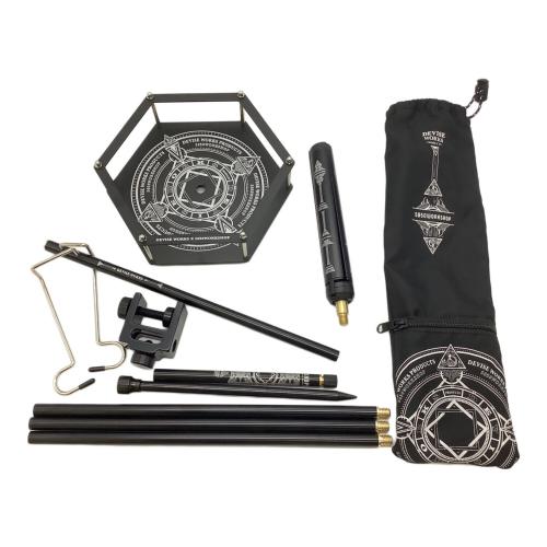 5050WORKSHOP (フィフティ フィフティ ワーク ショップ) DEVISE WORKS(デバイスワークス)　ランタンスタンド ブラック 2WAY STAND