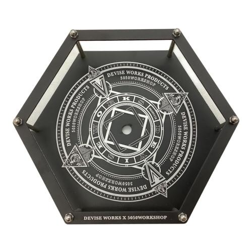 5050WORKSHOP (フィフティ フィフティ ワーク ショップ) DEVISE WORKS(デバイスワークス)　ランタンスタンド ブラック 2WAY STAND