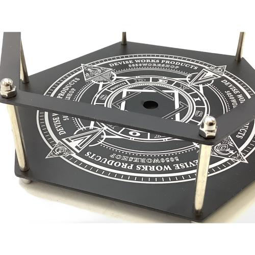 5050WORKSHOP (フィフティ フィフティ ワーク ショップ) DEVISE WORKS(デバイスワークス)　ランタンスタンド ブラック 2WAY STAND