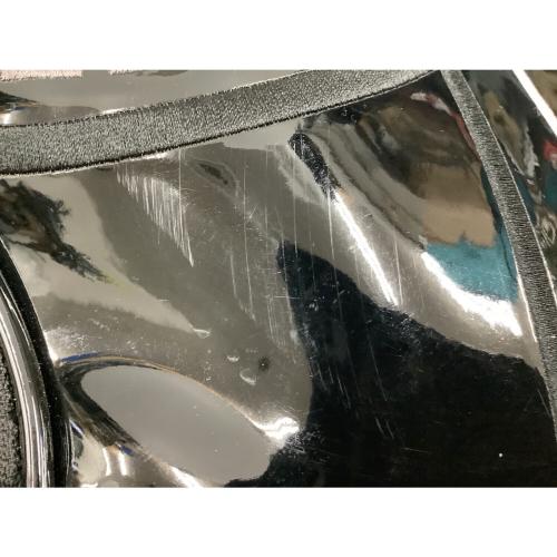 adabat (アダバット) キャディバッグ 5ポケット フード付 ブラック×ブラウン