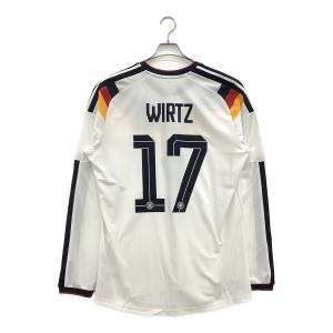 ドイツ代表 (ドイツダイヒョウ) フロリアン・ヴィルツ【17】 サッカーユニフォーム JM1366 ホワイト 長袖 オーセティック 2026春夏モデル 3XL