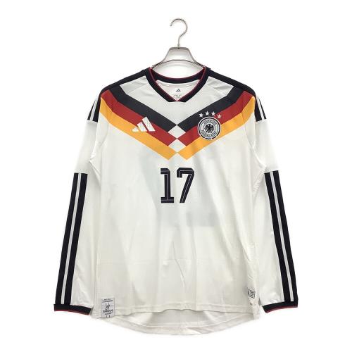 ドイツ代表 (ドイツダイヒョウ) フロリアン・ヴィルツ【17】 サッカーユニフォーム JM1366 ホワイト 長袖 オーセティック 2026春夏モデル 3XL