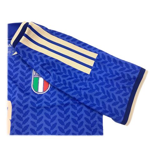 イタリア代表 (イタリアダイヒョウ) サンドロ・トナーリ【8】 サッカーユニフォーム JL6934 ブルー 半袖  2026 ホーム オーセティック 2XL