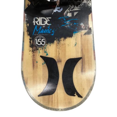 RIDE (ライド) manic スノーボード 155cm ベージュ　ロッカー