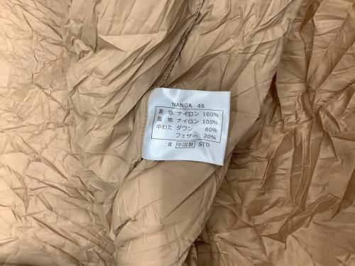 NANGA (ナンガ) マミー型シュラフ(ダウン) カーキ オーロラ460 STD