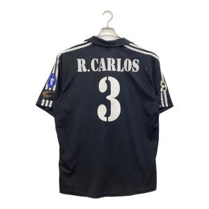 レアル・マドリード ロベルト・カルロス【3】 サッカーユニフォーム ASR001 ブラック  2000/2001年 アウェイ SIZE 2XO