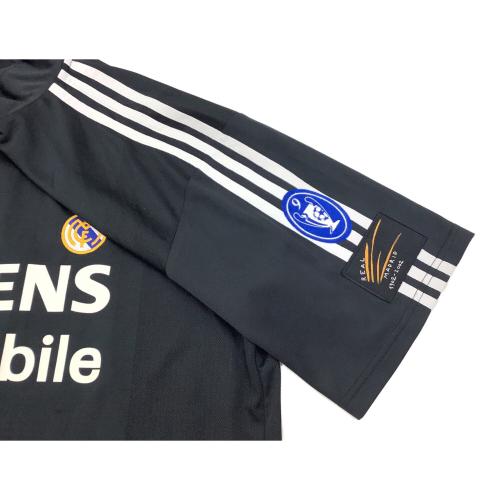 レアル・マドリード ロベルト・カルロス【3】 サッカーユニフォーム ASR001 ブラック  2000/2001年 アウェイ SIZE 2XO