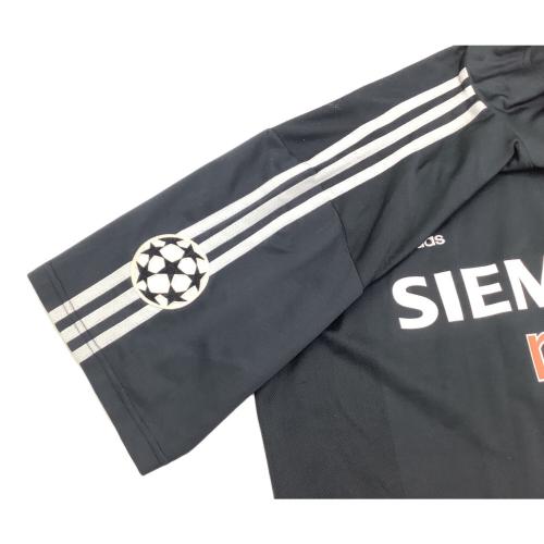 レアル・マドリード ロベルト・カルロス【3】 サッカーユニフォーム ASR001 ブラック  2000/2001年 アウェイ SIZE 2XO