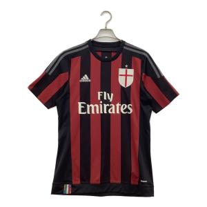 ACミラン (エーシーミラン) サッカーユニフォーム S11836 ブラック×レッド SIZE L