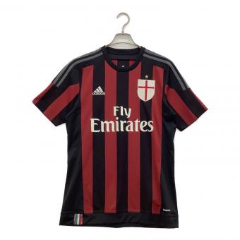 ACミラン (エーシーミラン) サッカーユニフォーム S11836 ブラック×レッド SIZE L