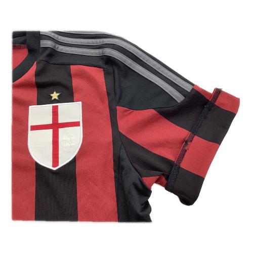 ACミラン (エーシーミラン) サッカーユニフォーム S11836 ブラック×レッド SIZE L