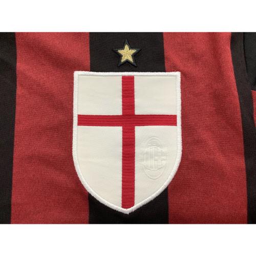 ACミラン (エーシーミラン) サッカーユニフォーム S11836 ブラック×レッド SIZE L