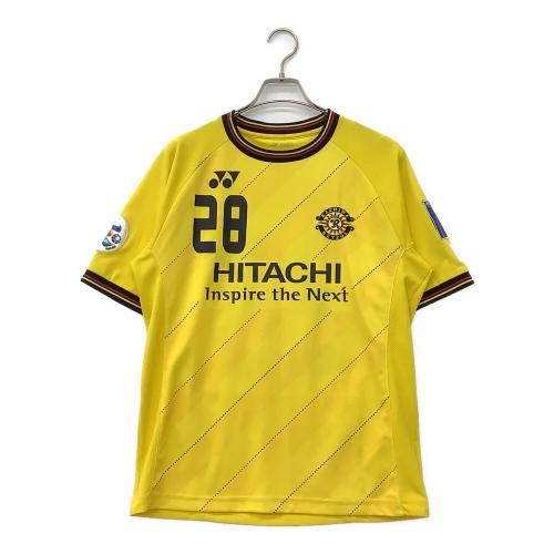 柏レイソル (カシワレイソル) 栗澤僚一【28】 サッカーユニフォーム イエロー 2013ACL SIZE L