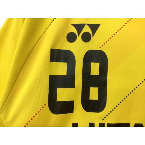 柏レイソル (カシワレイソル) 栗澤僚一【28】 サッカーユニフォーム イエロー 2013ACL SIZE L