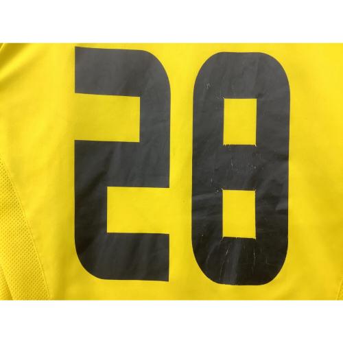 柏レイソル (カシワレイソル) 栗澤僚一【28】 サッカーユニフォーム イエロー 2013ACL SIZE L