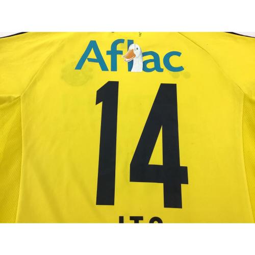 柏レイソル (カシワレイソル) 伊東純也【14】 サッカーユニフォーム イエロー 17/18 SIZE 不明