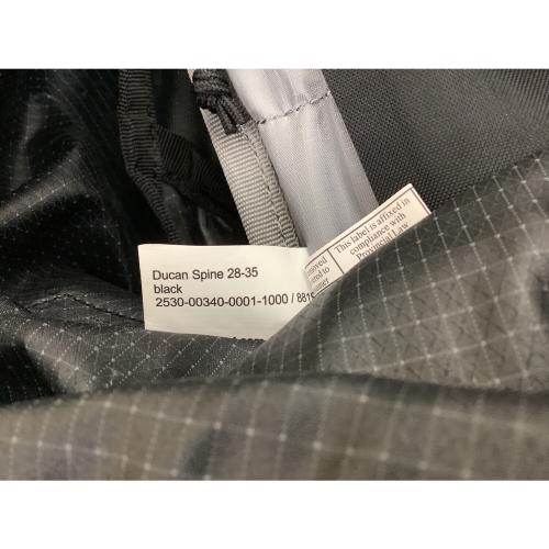 MAMMUT (マムート) バックパック デュカン スパイン 28-35 ブラック DUCAN SPINE28-35