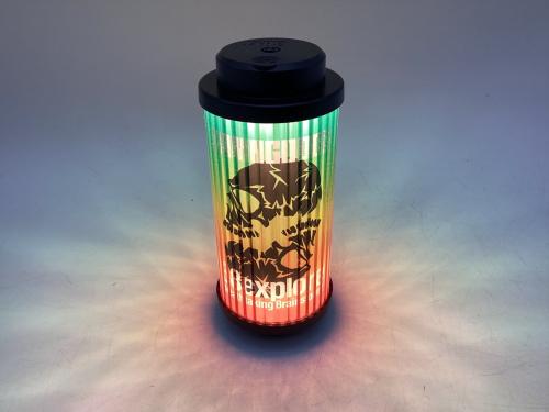 38explore (サーティーエイト・エクスプロー) レゲェカラー LEDランタン グリーン×イエロー