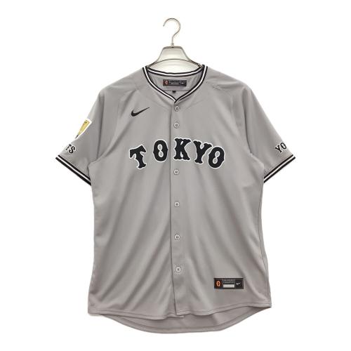 読売ジャイアンツ (ヨミウリジャイアンツ) 【11】田中将大 応援グッズ ビジター 優勝ワッペン付 SIZE L グレー