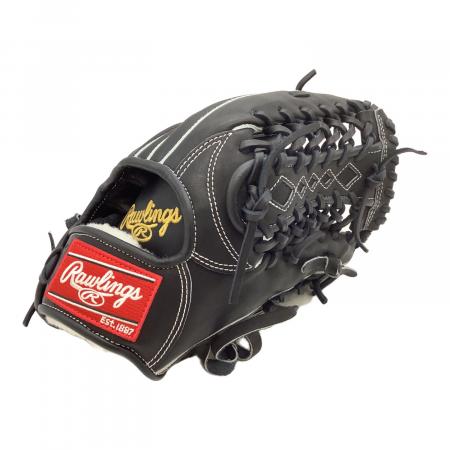 Rawlings 軟式グローブ Est. 1887 黒/グレー RAWLINGS (ローリングス) HEART of the HIDE 軟式グローブ GR5HESH99