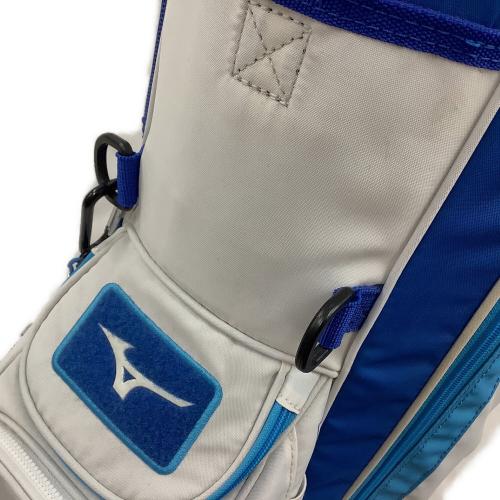 MIZUNO (ミズノ) キャディバッグ ブルー×ホワイト セルフスタンドキャディー