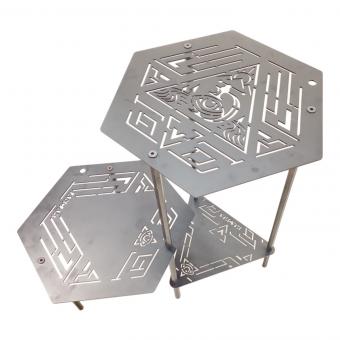 ANCAM (アナキャン) アウトドアテーブル DEVISE別注バージョン ブラック メタヘキテラック