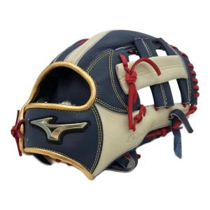 MIZUNO (ミズノ) グローバルエリート 軟式グローブ PT0925 勝色 SIZE 29.5cm ネイビー×ホワイト
