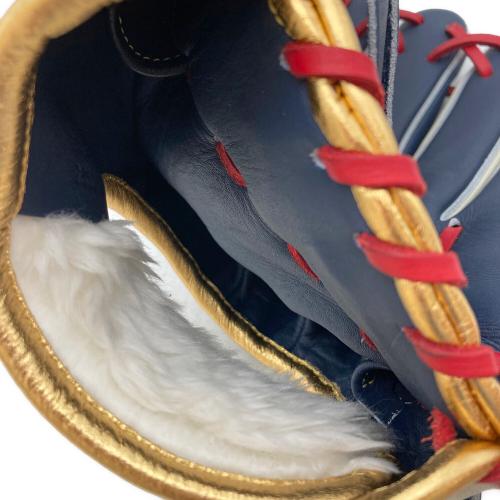 MIZUNO (ミズノ) グローバルエリート 軟式グローブ PT0925 勝色 SIZE 29.5cm ネイビー×ホワイト