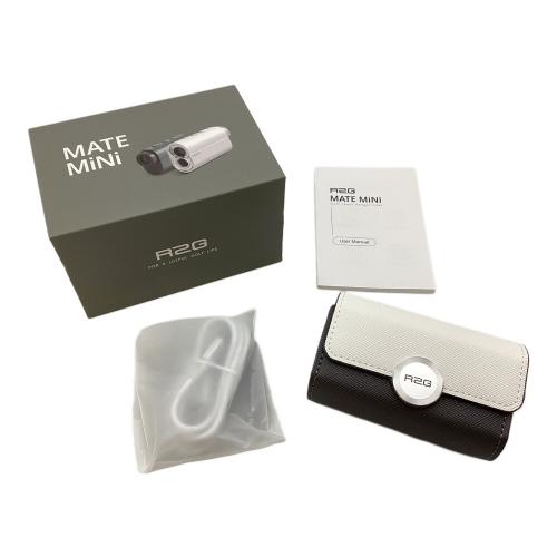 R2G (アールツージー) ゴルフ距離測定器 ミルキーホワイト MATE Mini