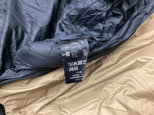 NANGA (ナンガ) マミー型シュラフ(ダウン) ベージュ オーロラ900