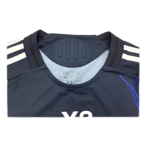 日本代表 (ニホンダイヒョウ) 2024ホーム サッカーユニフォーム IS5611 ブラック×ブルー オーセンティック 長袖 SIZE XL