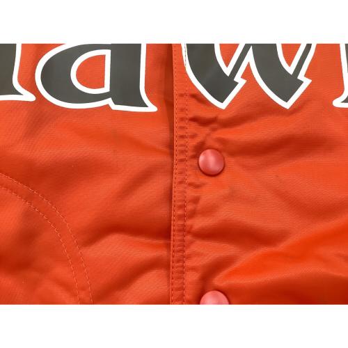 福岡ダイエーホークス (フクオカダイエーホークス) グランドコート 応援グッズ BRG100 当時物 スタジャン SIZE L オレンジ