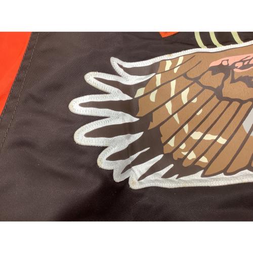 福岡ダイエーホークス (フクオカダイエーホークス) グランドコート 応援グッズ BRG100 当時物 スタジャン SIZE L オレンジ