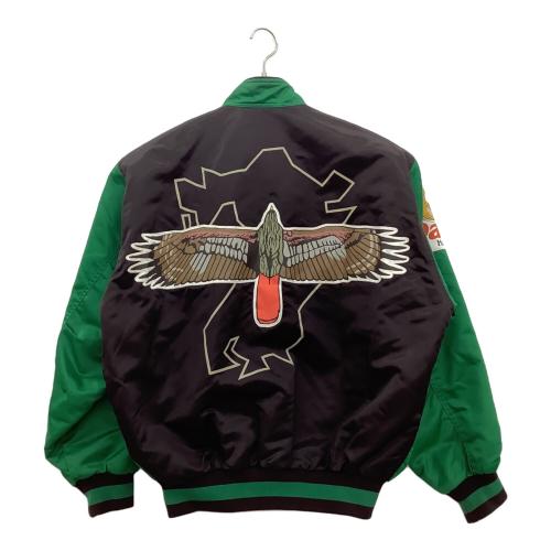 福岡ダイエーホークス (フクオカダイエーホークス) グランドコート 応援グッズ BRG100 当時物 スタジャン SIZE LL グリーン