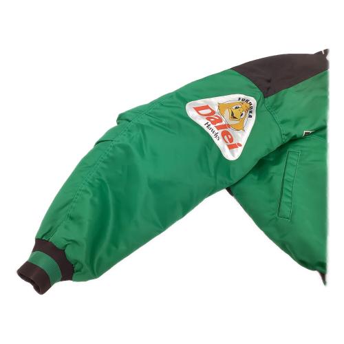 福岡ダイエーホークス (フクオカダイエーホークス) グランドコート 応援グッズ BRG100 当時物 スタジャン SIZE LL グリーン