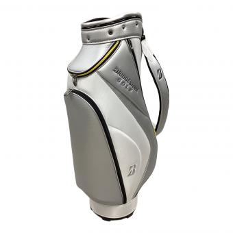 BRIDGESTONE (ブリヂストン) キャディバッグ CBG422 9型　47インチ対応 ホワイト×グレー