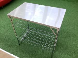 tentmark DESIGNS (テンマクデザイン) アウトドアテーブル TSWT-01HR シルバー ワークテーブルHI