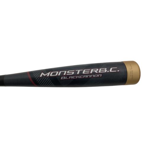 ZETT (ゼット) MONSTER B.C. 軟式バット BCT31384 専用ケース付 84cm　69.5DIA ブラック