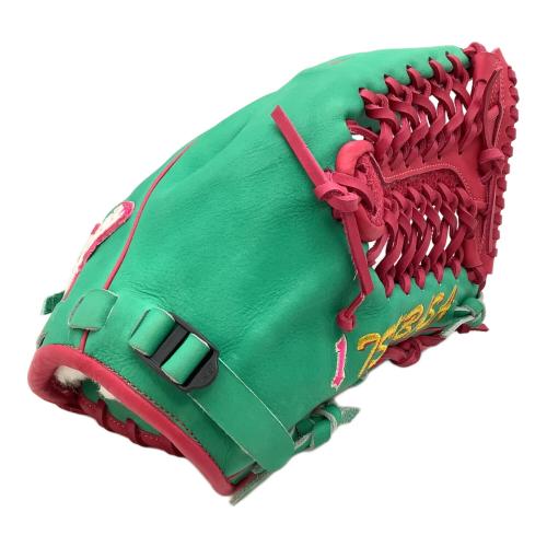 久保田スラッガー (クボタスラッガー) オーダー品 グローブ 刺繍有 　グリーン×ピンク