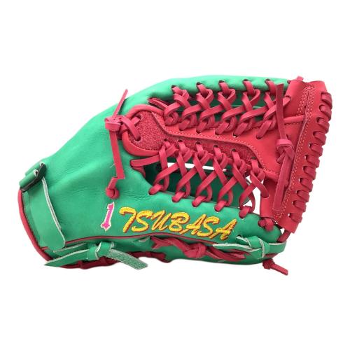 久保田スラッガー (クボタスラッガー) オーダー品 グローブ 刺繍有 　グリーン×ピンク