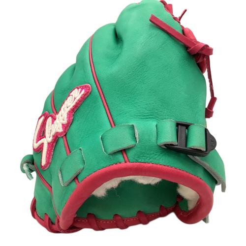 久保田スラッガー (クボタスラッガー) オーダー品 グローブ 刺繍有 　グリーン×ピンク