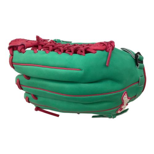 久保田スラッガー (クボタスラッガー) オーダー品 グローブ 刺繍有 　グリーン×ピンク