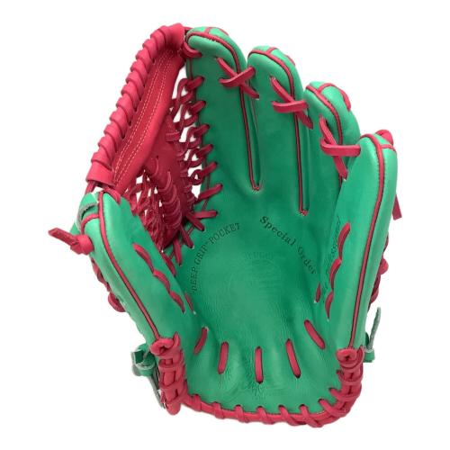 久保田スラッガー (クボタスラッガー) オーダー品 グローブ 刺繍有 　グリーン×ピンク