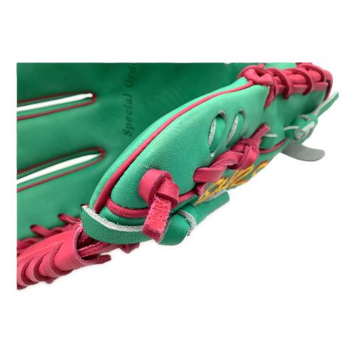 久保田スラッガー (クボタスラッガー) オーダー品 グローブ 刺繍有 　グリーン×ピンク