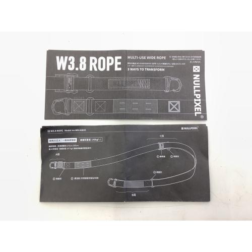 NULLPIXEL アウトドア雑貨 WR-A38X5 マルチワイドロープ Multi-Use Wide Rope