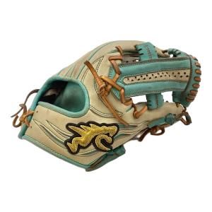 GLOVE STUDIO RYU (グローブ スタジオ リュウ) グローブ 軟式硬式兼用 SIZE 約29cm ベージュ×ブルー