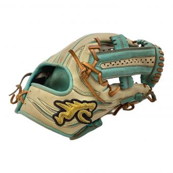 GLOVE STUDIO RYU (グローブ スタジオ リュウ) グローブ 軟式硬式兼用 SIZE 約29cm ベージュ×ブルー