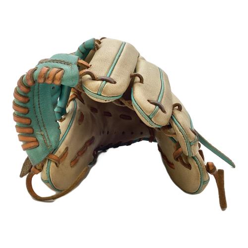 GLOVE STUDIO RYU (グローブ スタジオ リュウ) グローブ 軟式硬式兼用 SIZE 約29cm ベージュ×ブルー