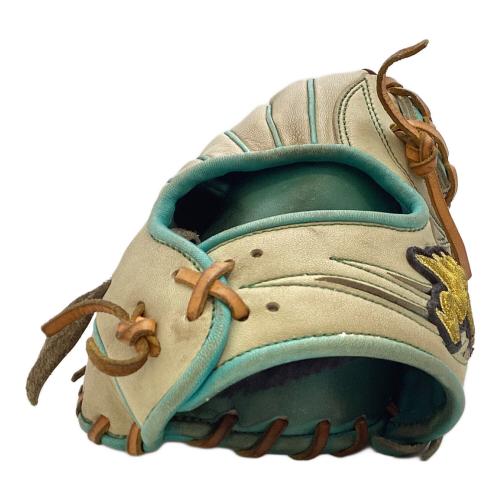 GLOVE STUDIO RYU (グローブ スタジオ リュウ) グローブ 軟式硬式兼用 SIZE 約29cm ベージュ×ブルー