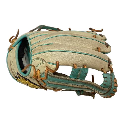 GLOVE STUDIO RYU (グローブ スタジオ リュウ) グローブ 軟式硬式兼用 SIZE 約29cm ベージュ×ブルー